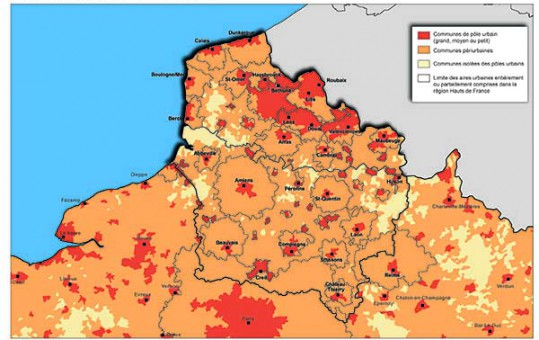 Zonageen aires urbaine 2012 -classification